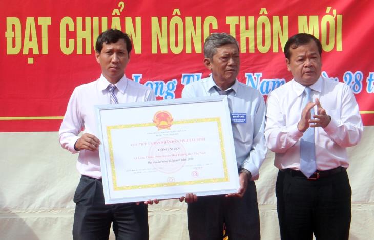 Công nhận xã Long Thành Nam đạt chuẩn nông thôn mới